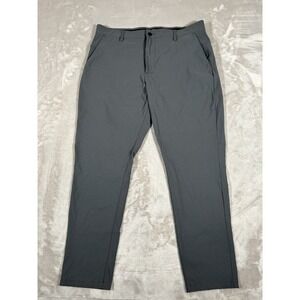 Projek Raw Pants Men 38x30 Gray Tech Apparel 360 Stretch Performance Zip Pocket